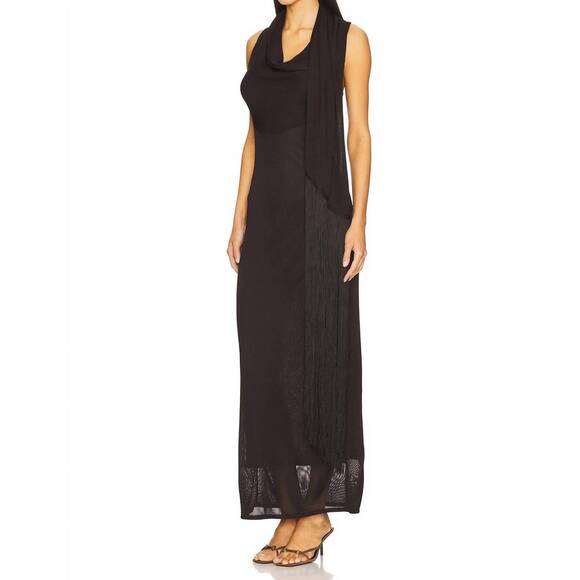 NEW A.L.C. sonya maxi dress in dark brown - Picture 3 of 4